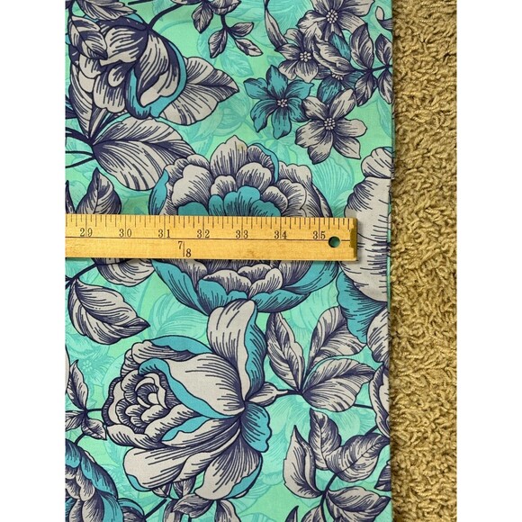 Adrianna Papell Cap Sleeve Floral Sheath Dress Size 6 Blue Floral Easter Spring - Picture 13 of 13